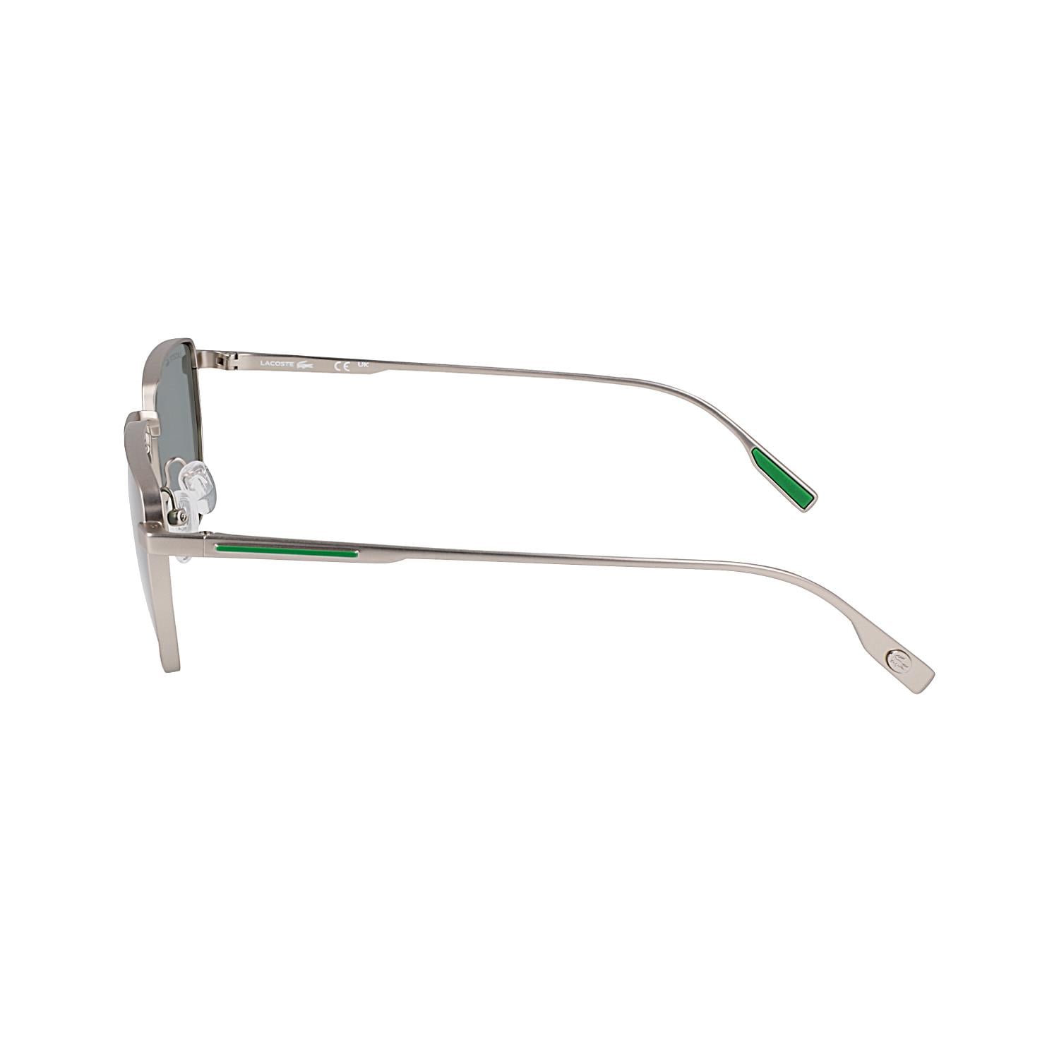 Lacoste L 260S 038 52 Erkek Dikdörtgen Mat Gri Metal Güneş Gözlüğü