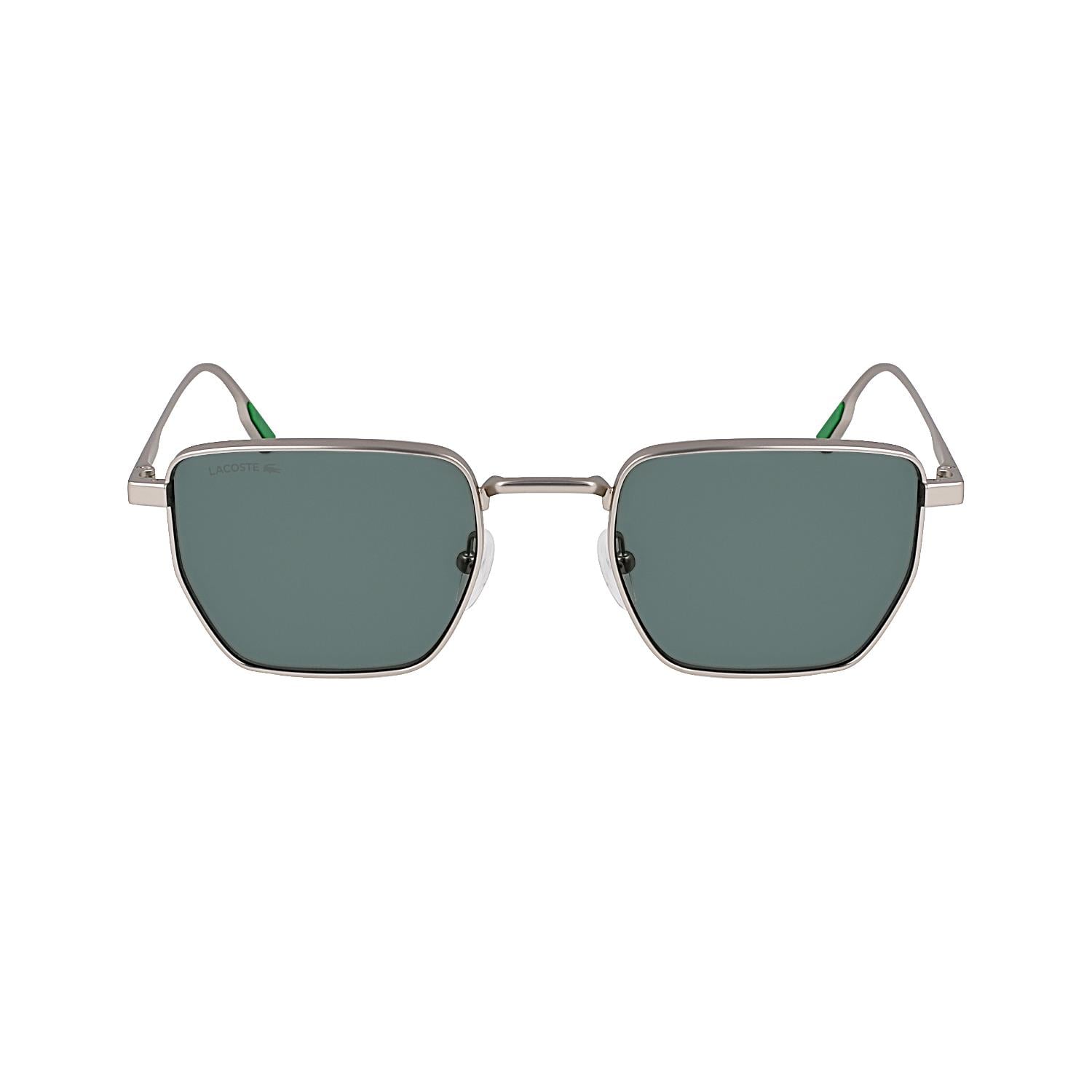 Lacoste L 260S 038 52 Erkek Dikdörtgen Mat Gri Metal Güneş Gözlüğü