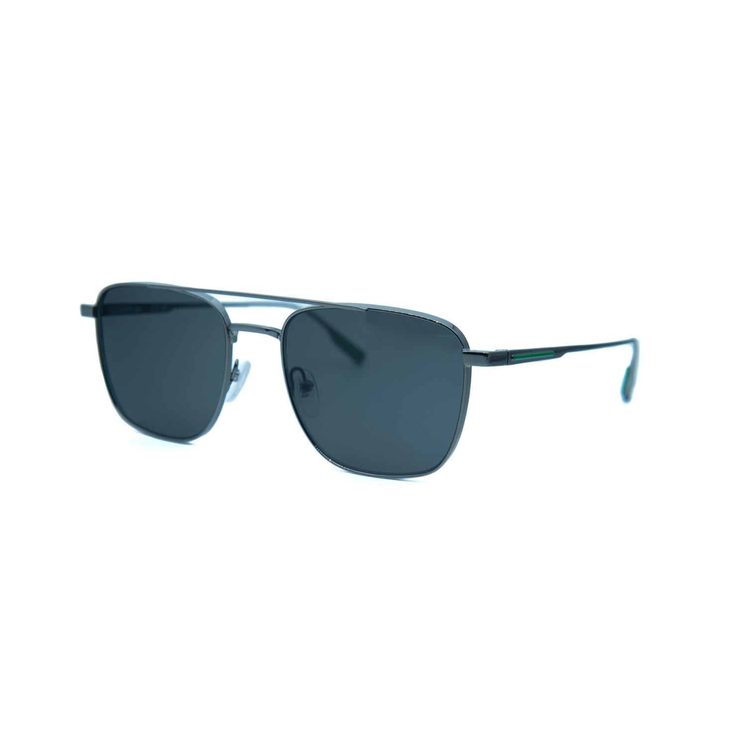 Lacoste L 261S 035 55 Erkek Kare Metal Füme Güneş Gözlüğü