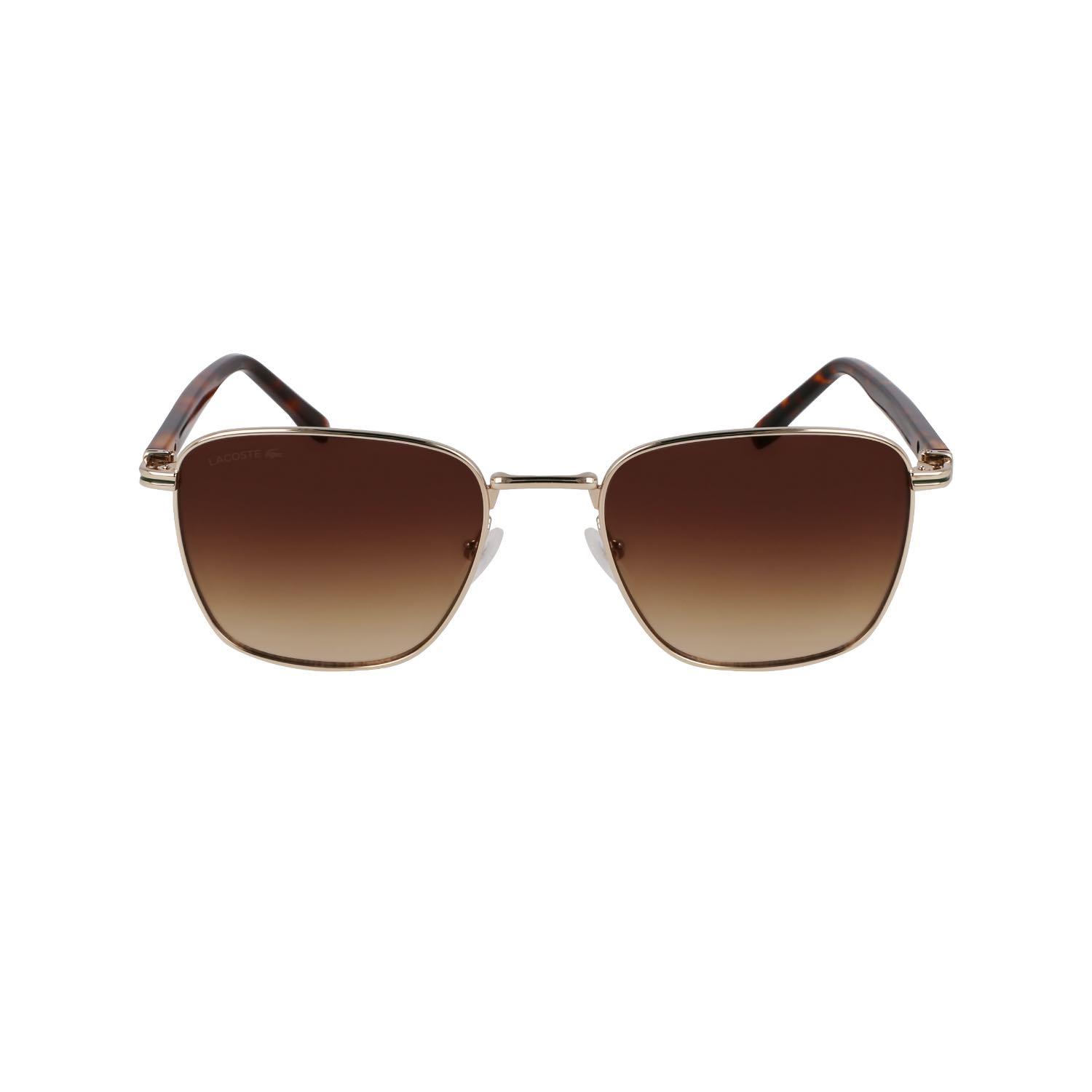 Lacoste L265S 714 53 Erkek Kare Gold Metal Güneş Gözlüğü