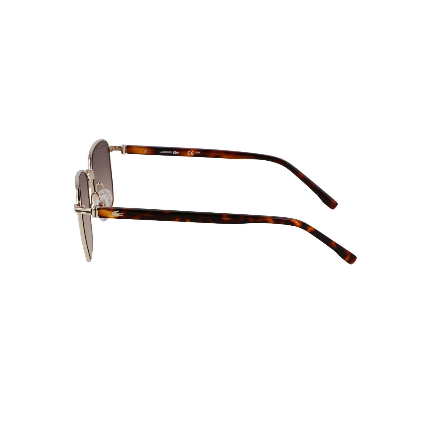Lacoste L265S 714 53 Erkek Kare Gold Metal Güneş Gözlüğü