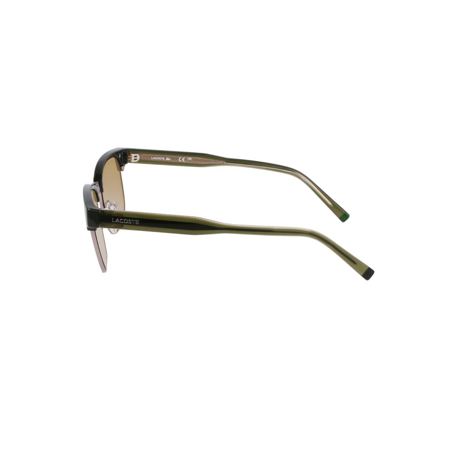 Lacoste L266S 301 51 Unisex Kare Yeşil Kemik Güneş Gözlüğü