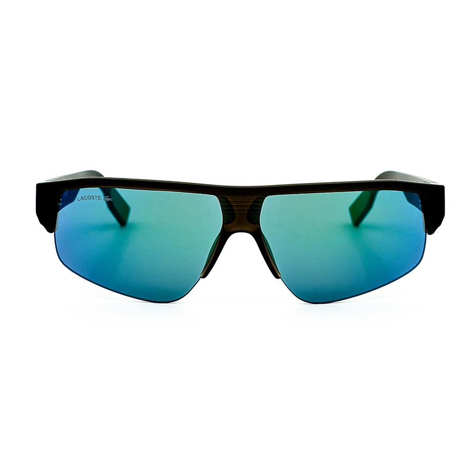 Lacoste L 6003S 022 62 Erkek Geometrik Aynalı Siyah Kemik Güneş Gözlüğü