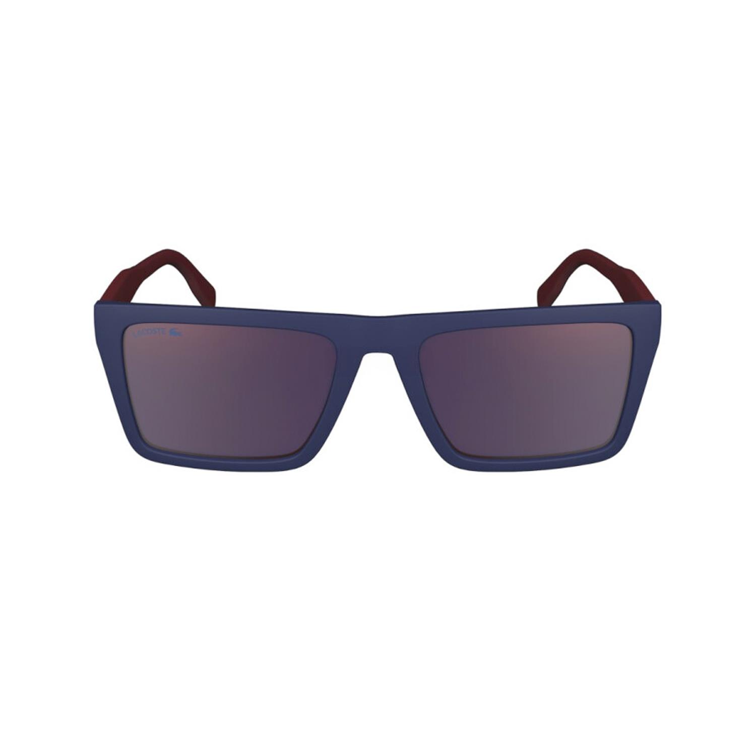 Lacoste L 6009S 424 56 Unisex Dikdörtgen Mavi Kemik Güneş Gözlüğü