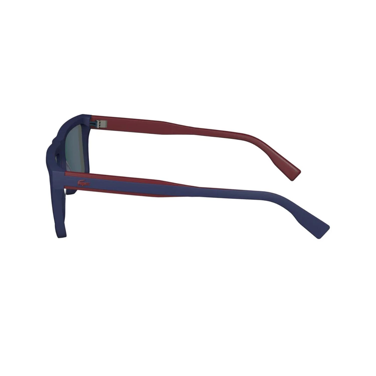 Lacoste L 6009S 424 56 Unisex Dikdörtgen Mavi Kemik Güneş Gözlüğü