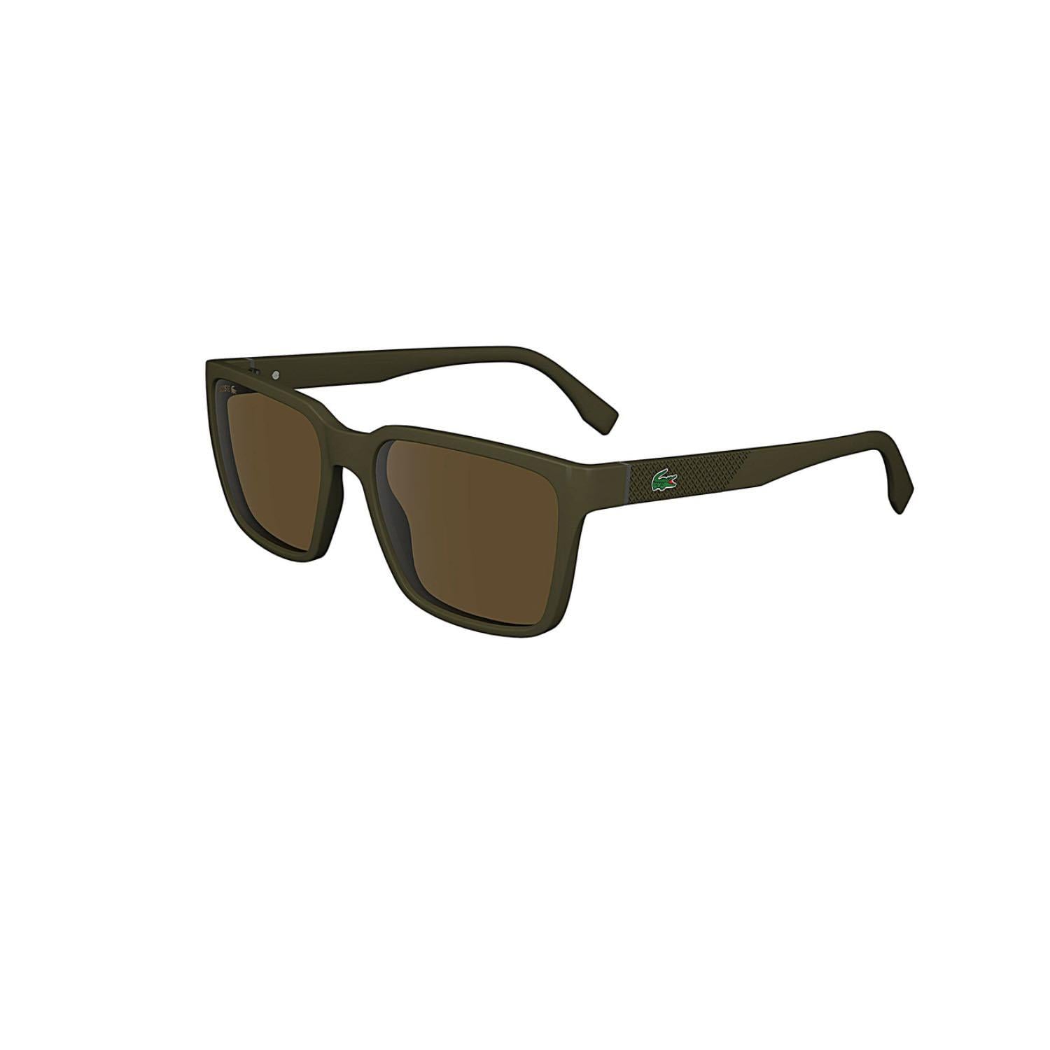 Lacoste L6011S 210 56 Unisex Dikdörtgen Yeşil Kemik Güneş Gözlüğü