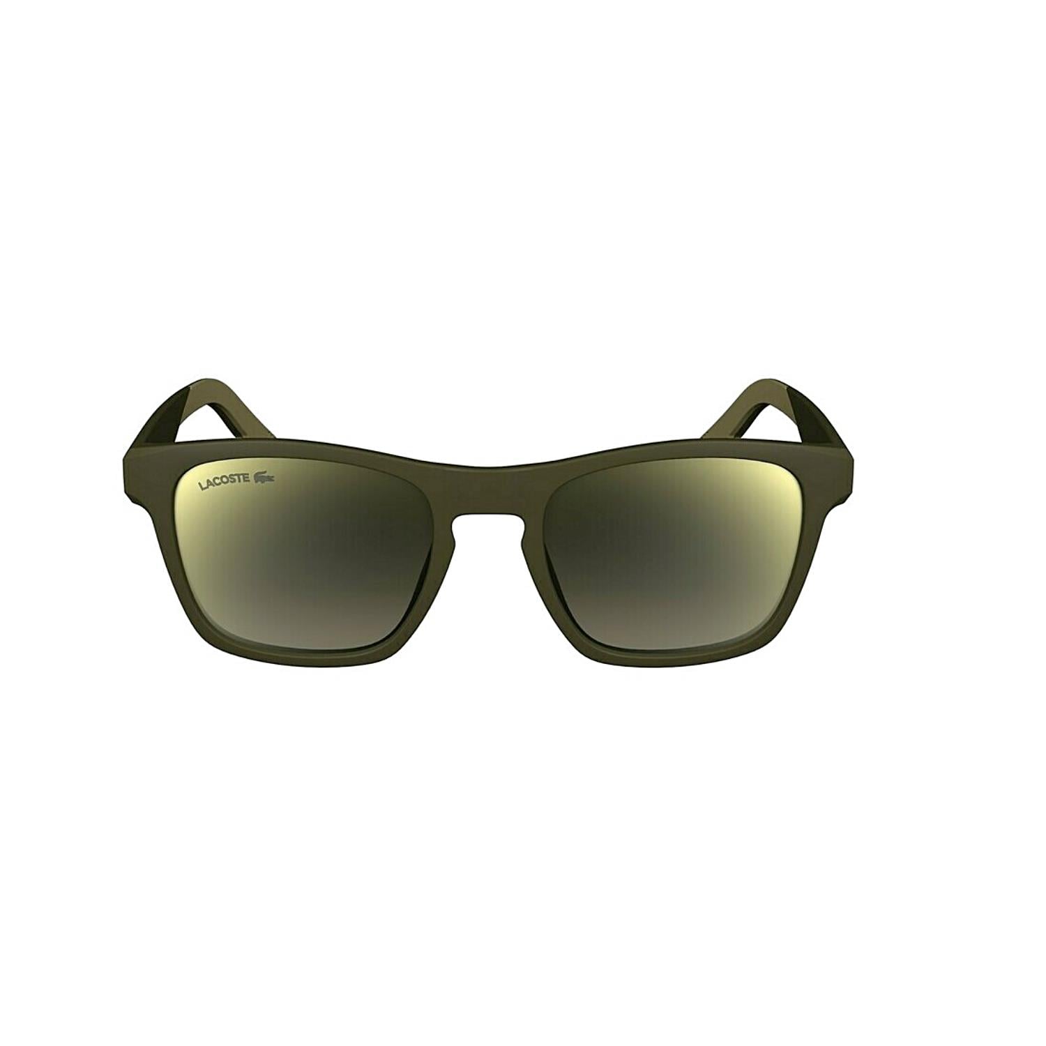 Lacoste L 6018S 201 53 Unisex Dikdörtgen Mat Kahverengi Kemik Güneş Gözlüğü