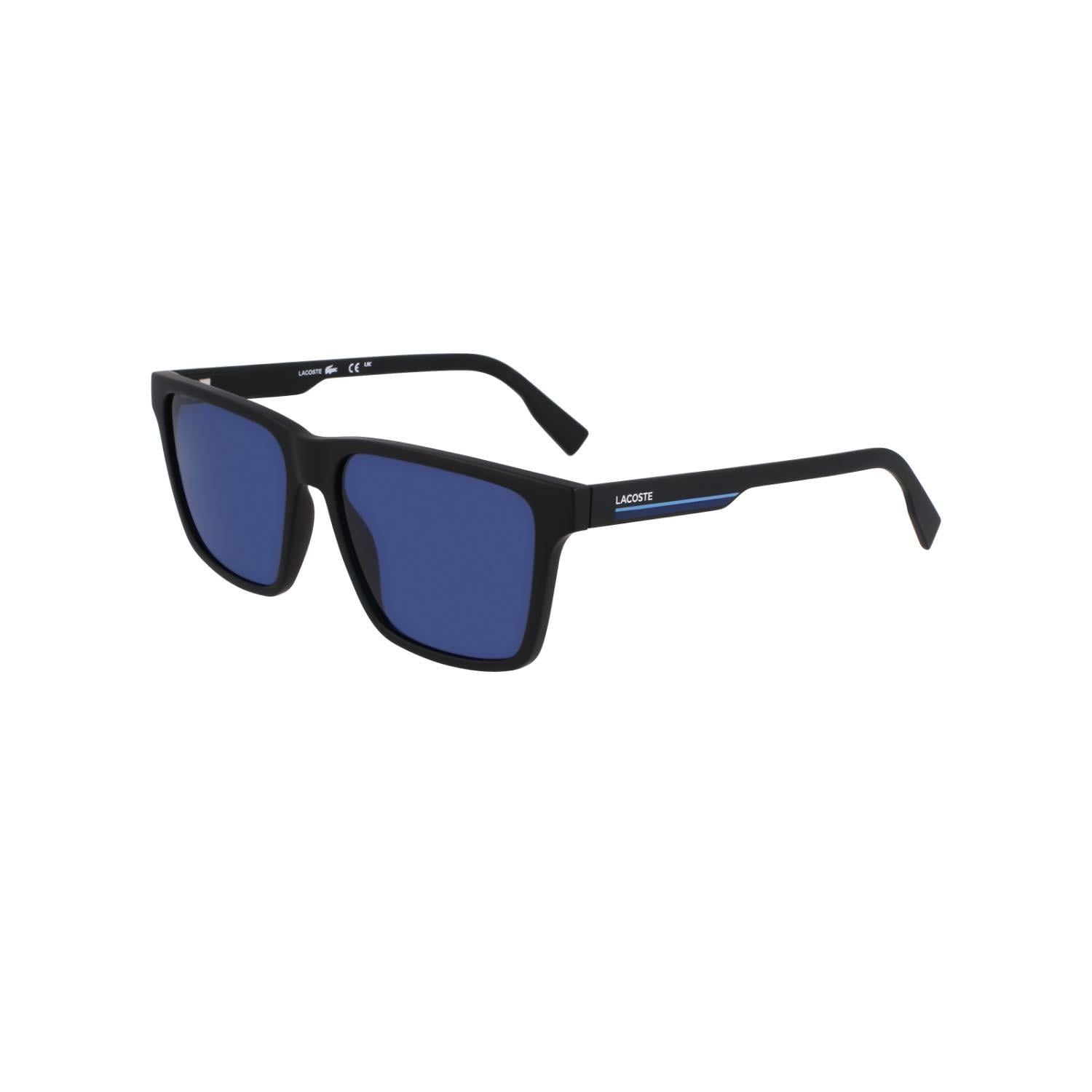 Lacoste L6039S 002 57 Erkek Kare Siyah Kemik Güneş Gözlüğü