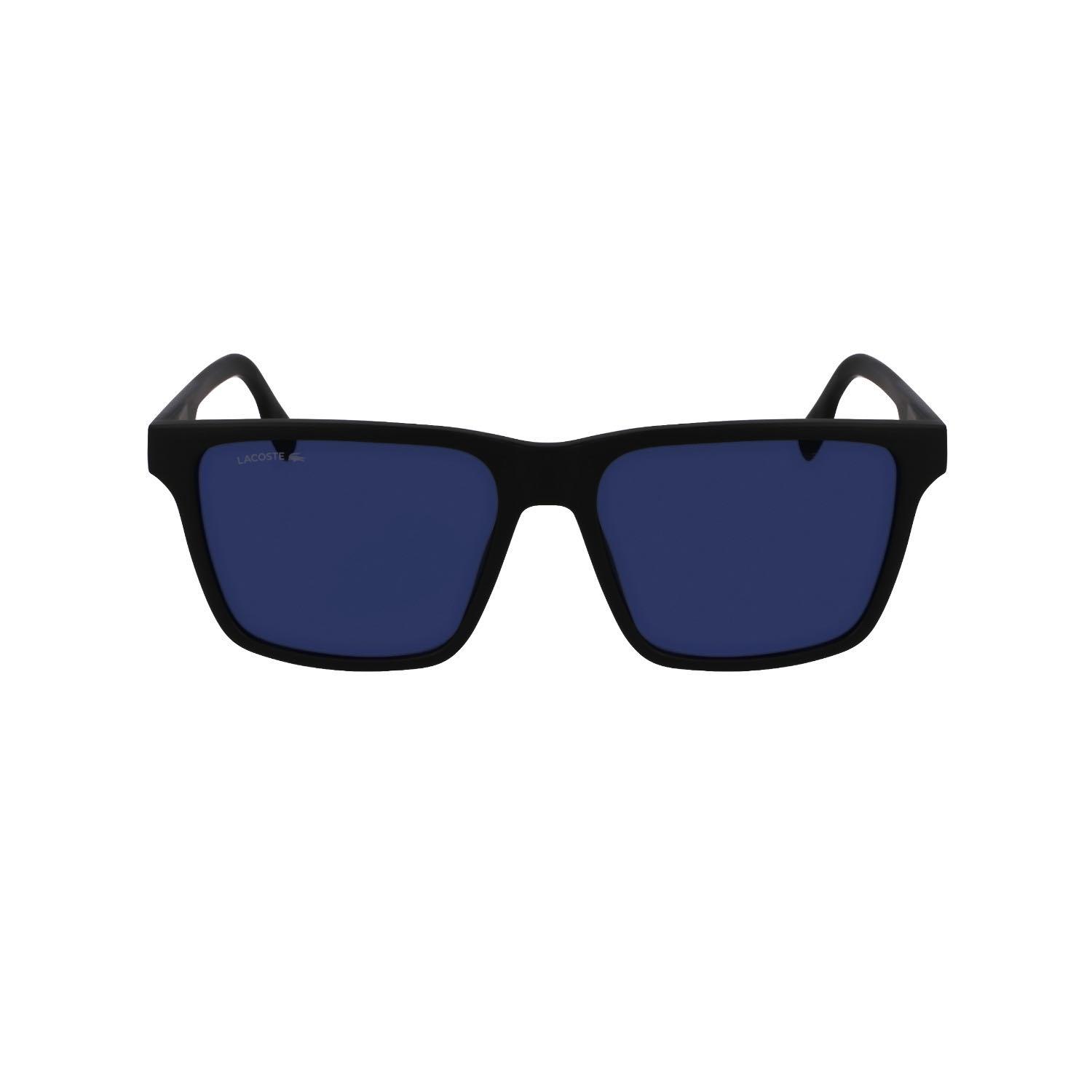 Lacoste L6039S 002 57 Erkek Kare Siyah Kemik Güneş Gözlüğü