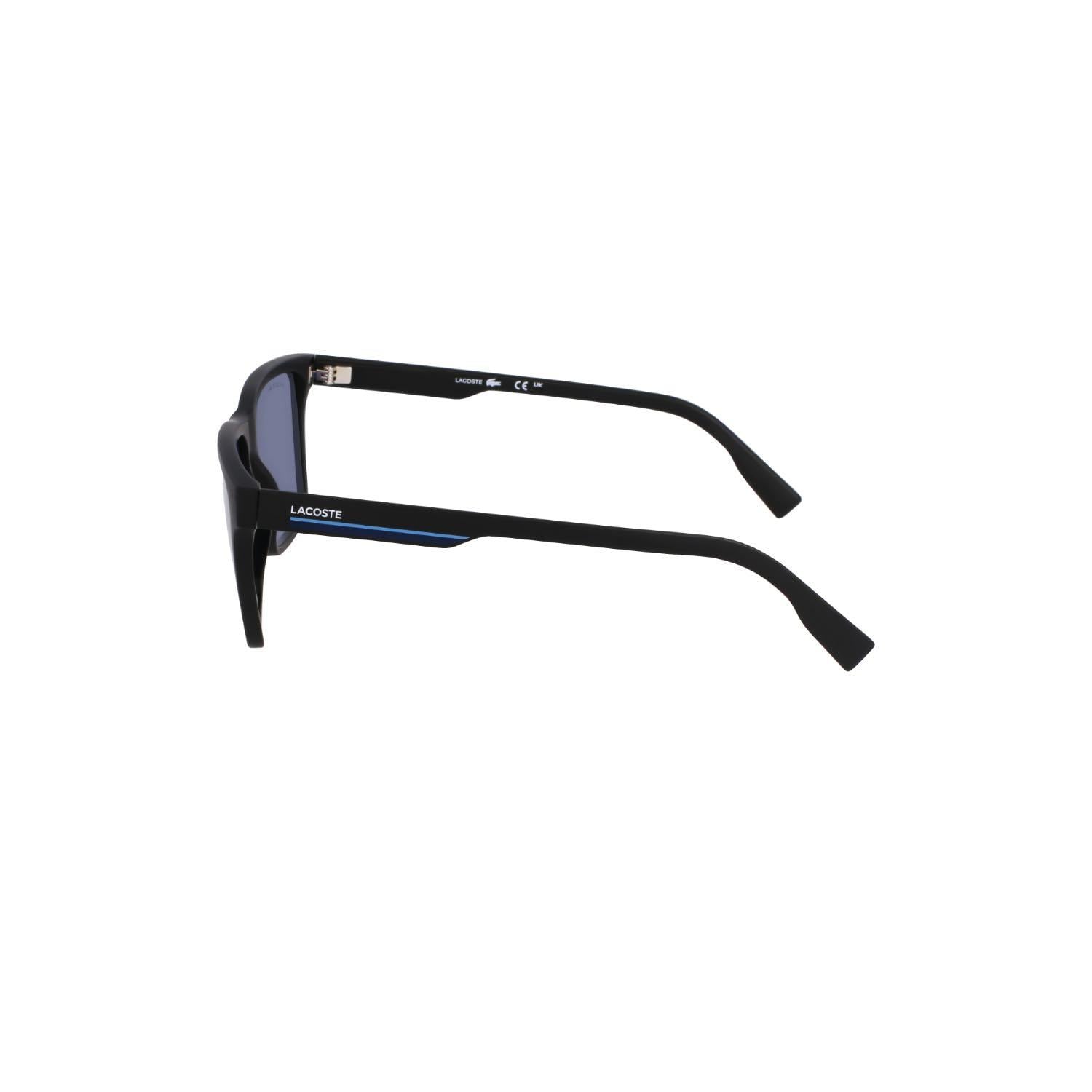 Lacoste L6039S 002 57 Erkek Kare Siyah Kemik Güneş Gözlüğü
