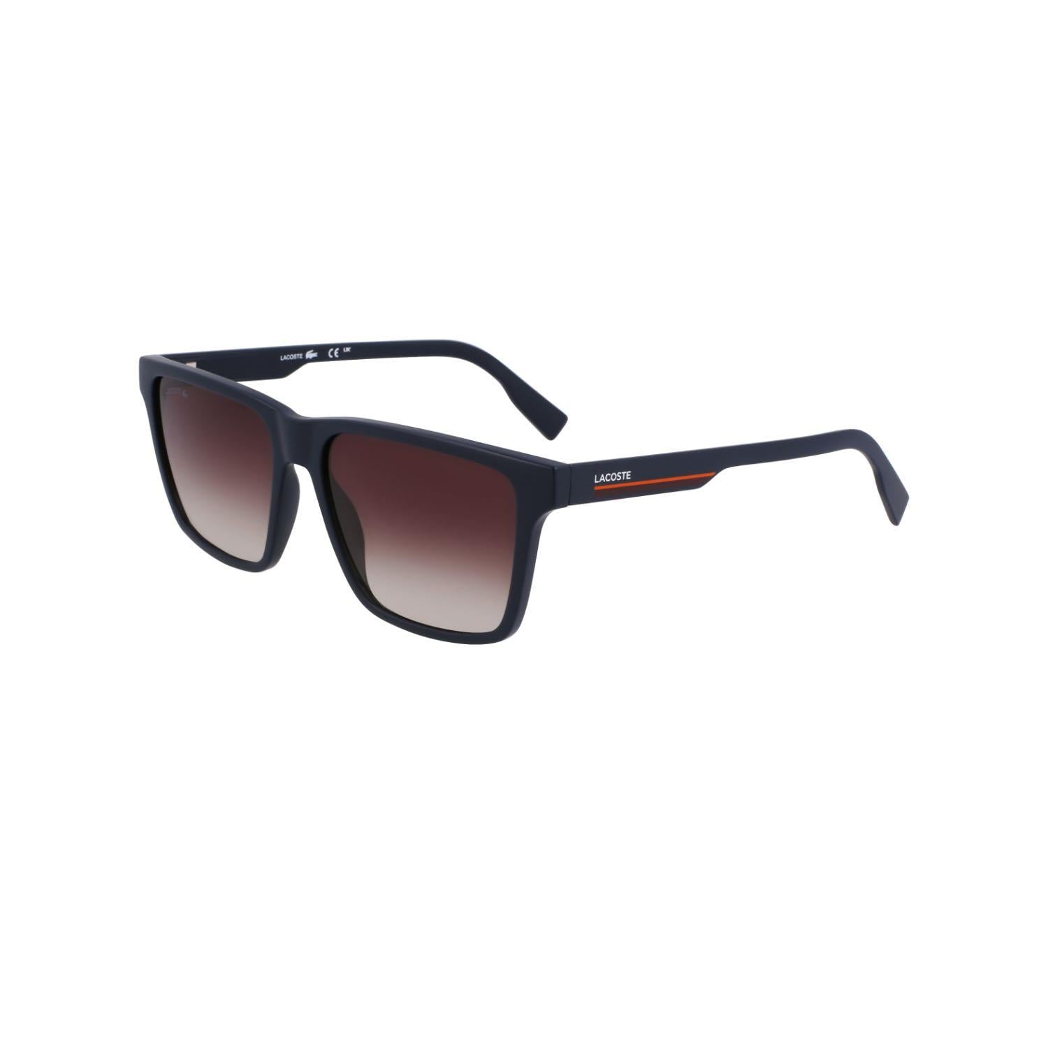 Lacoste L6039S 424 57 Erkek Kare Mavi Kemik Güneş Gözlüğü