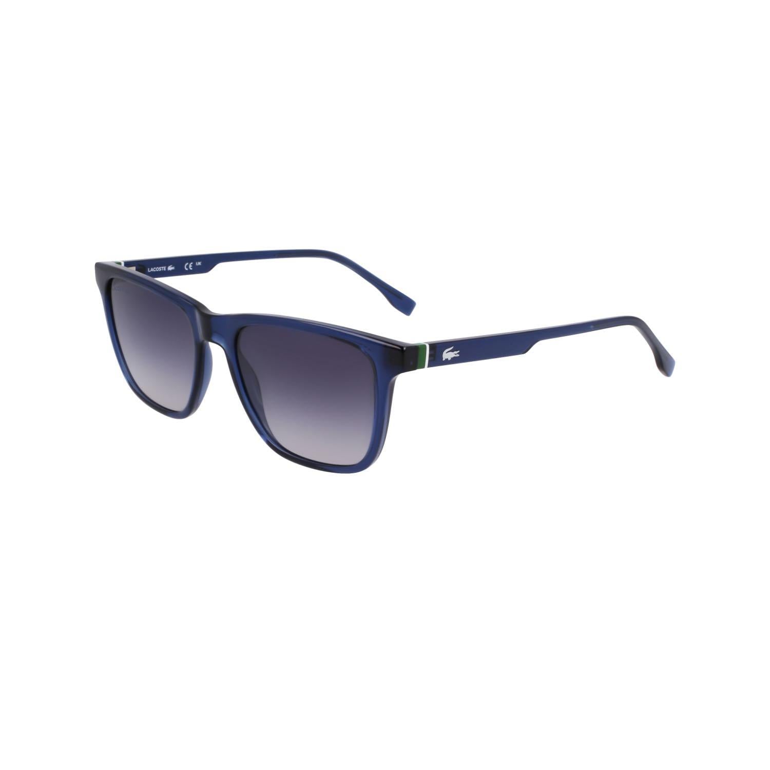 Lacoste L6041S 410 54 Erkek Kare Mavi Kemik Güneş Gözlüğü