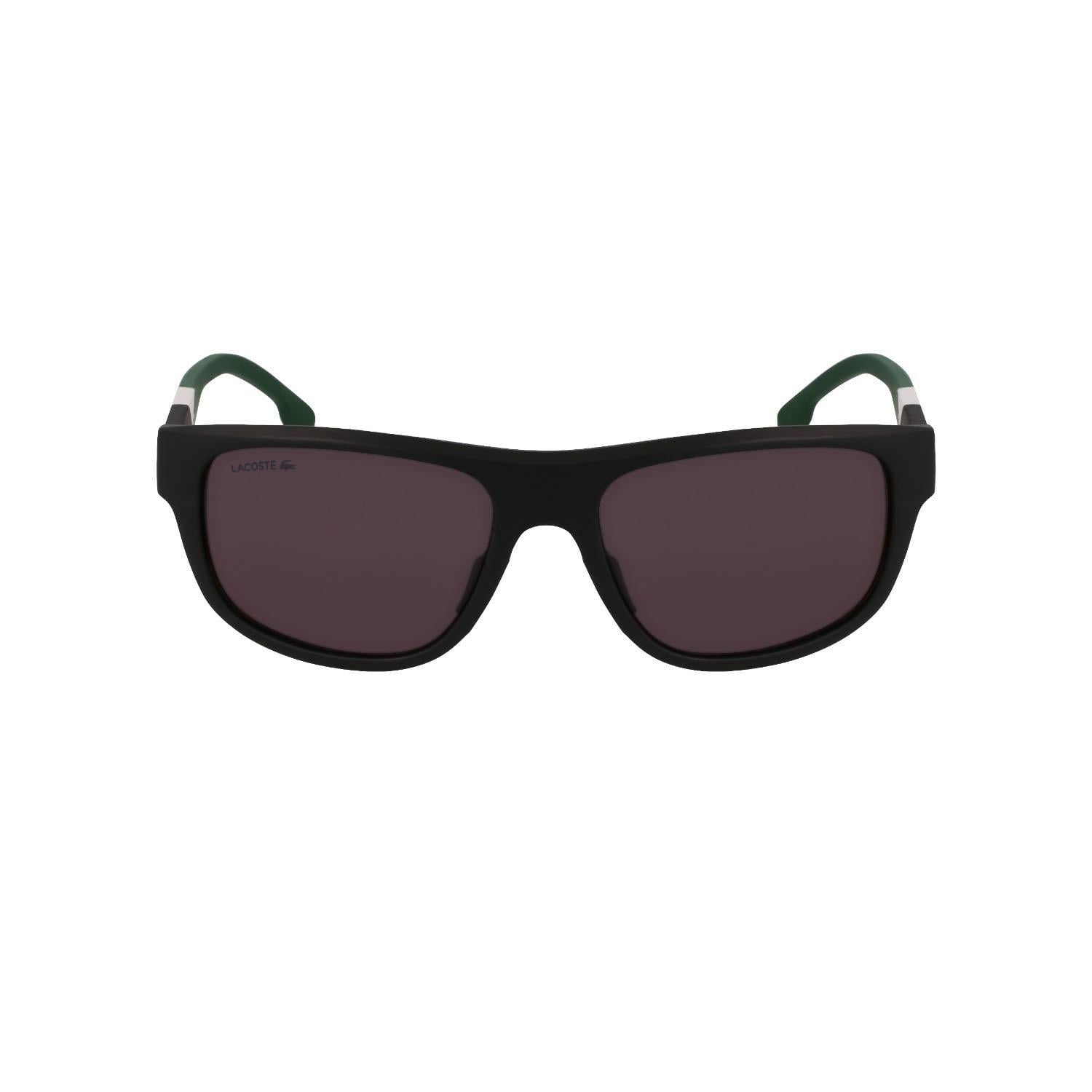 Lacoste L6042S 002 55 Erkek Dikdörtgen Siyah Kemik Güneş Gözlüğü