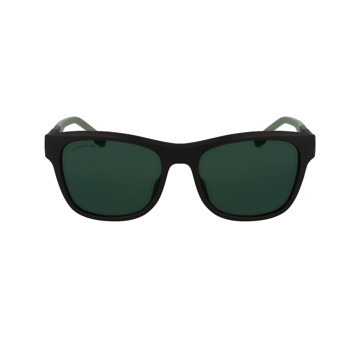 Lacoste L6043S 002 56 Erkek Kare Siyah Kemik Güneş Gözlüğü
