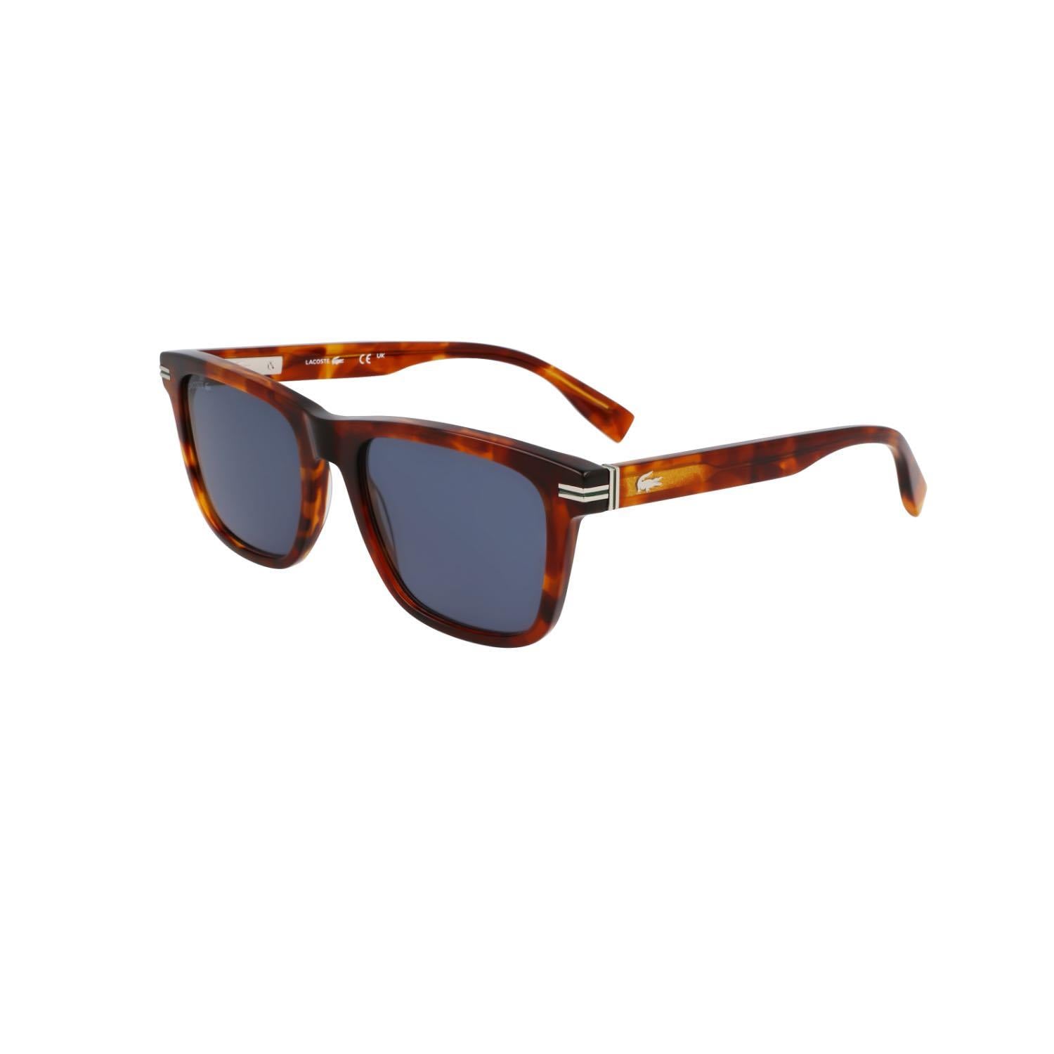 Lacoste L6045S 218 54 Erkek Dikdörtgen Kırçıllı Kahverengi Kemik Güneş Gözlüğü