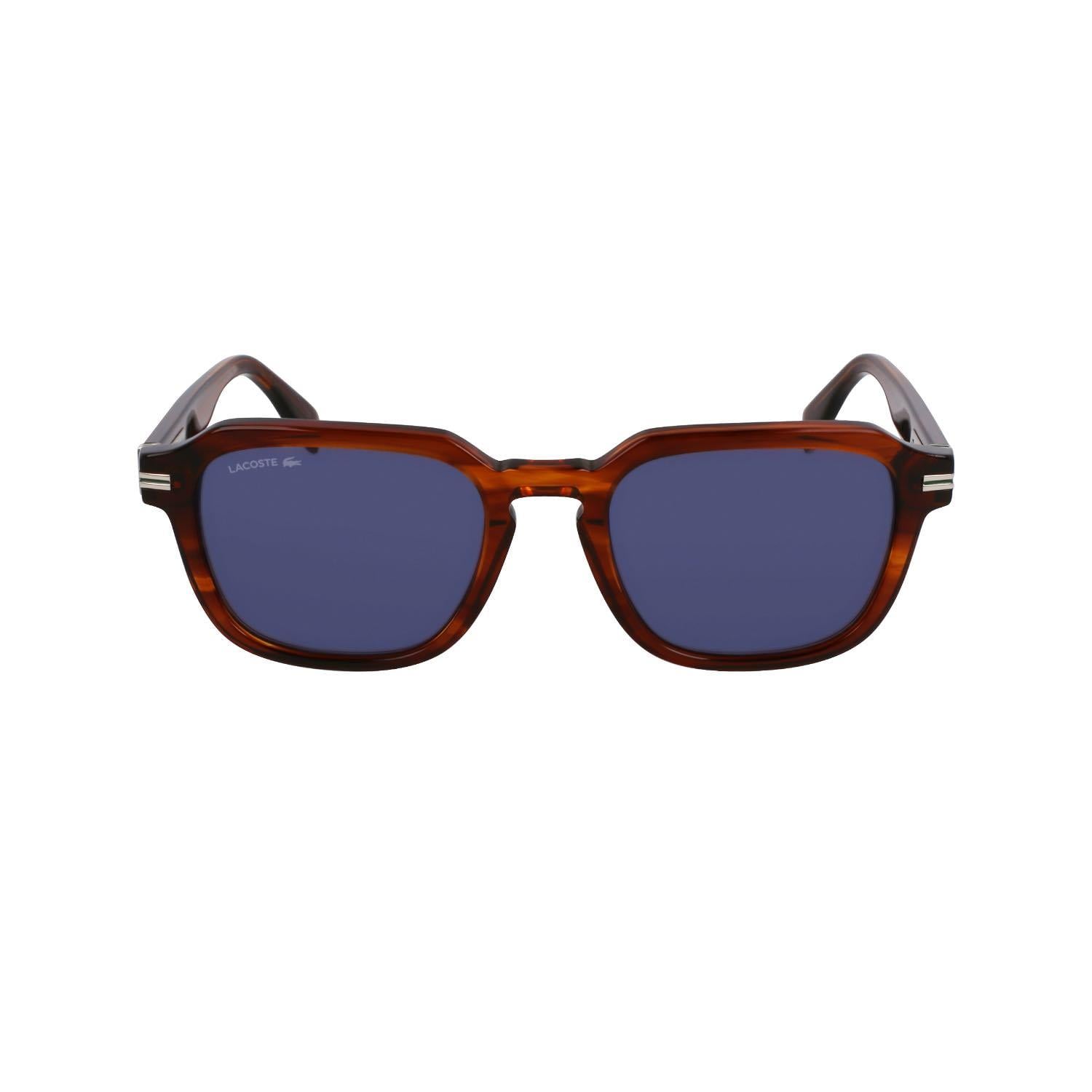 Lacoste L6046S 210 52 Erkek Kare Kırçıllı Kahverengi Kemik Güneş Gözlüğü