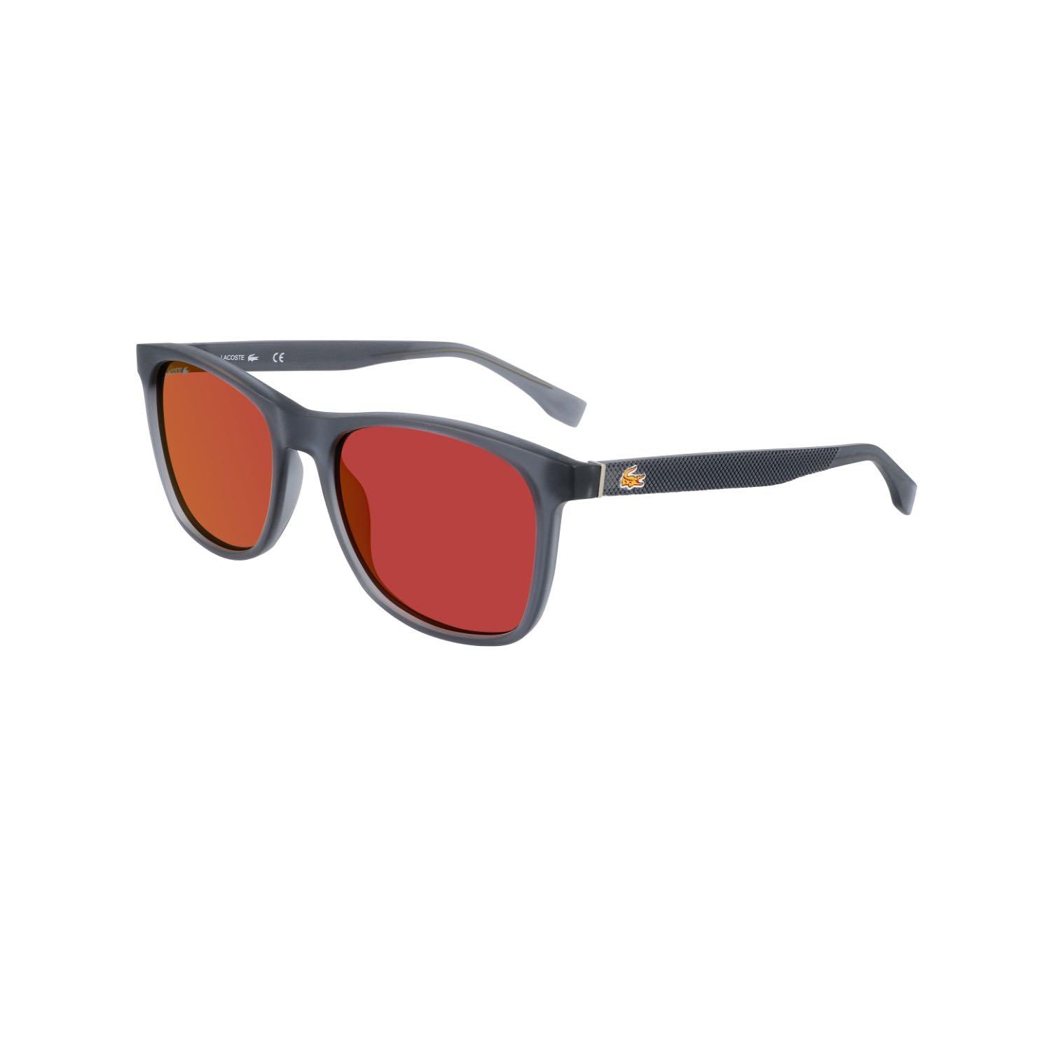 Lacoste L860SE 035 56 Erkek Kare Gri Kemik Güneş Gözlüğü