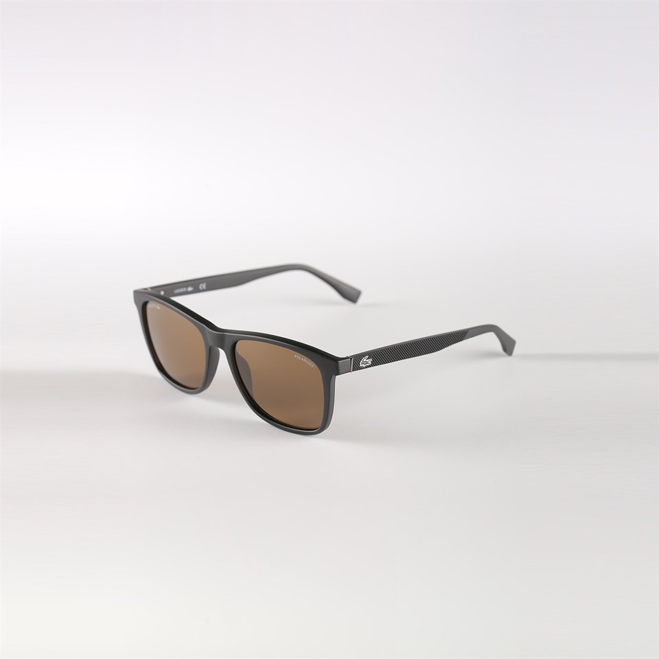 Lacoste L 860SP 002 Erkek Dikdörtgen Kahverengi Metal Güneş Gözlüğü