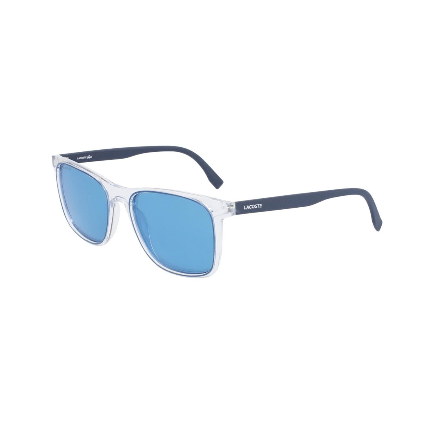 Lacoste L 882S 414 55 Erkek Dikdörtgen Şeffaf Kemik Güneş Gözlüğü
