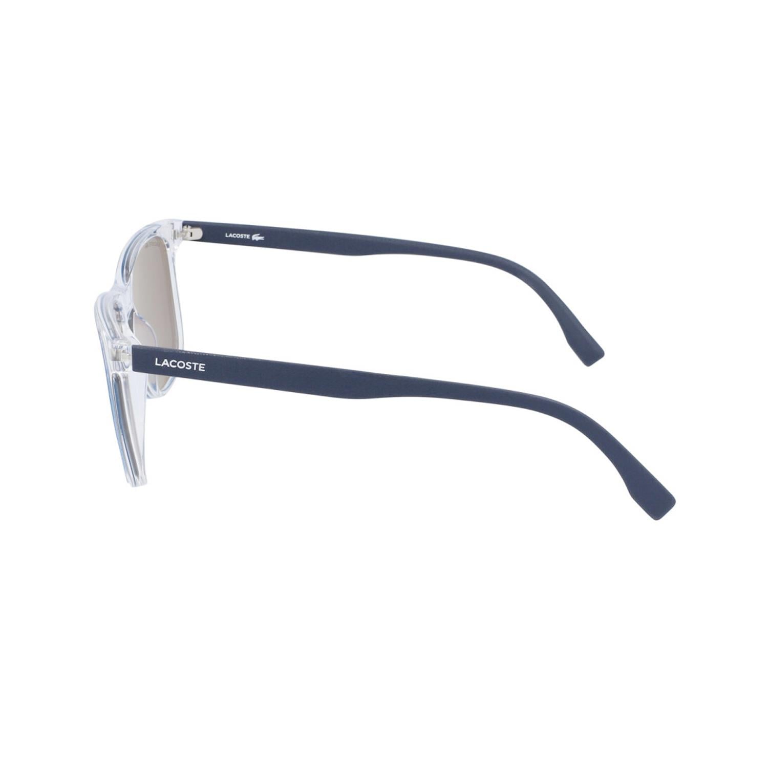 Lacoste L 882S 414 55 Erkek Dikdörtgen Şeffaf Kemik Güneş Gözlüğü