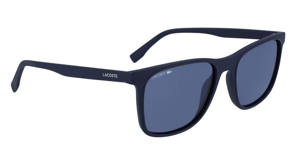 Lacoste L 882S 424 55 Erkek Dikdörtgen Lacivert Kemik Güneş Gözlüğü