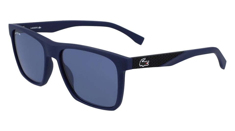 Lacoste L 900S 424 56 Erkek Aynalı Kare Mavi Güneş Gözlüğü