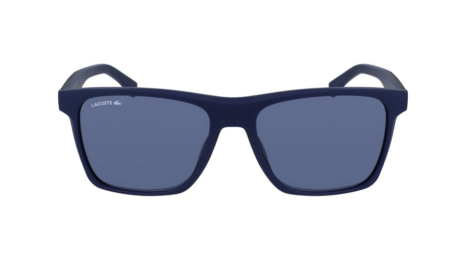 Lacoste L 900S 424 56 Erkek Aynalı Kare Mavi Güneş Gözlüğü