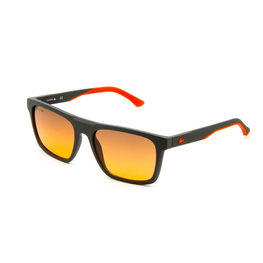 Lacoste L 957S 022 56 Erkek Dikdörtgen Siyah Kemik  Güneş Gözlüğü