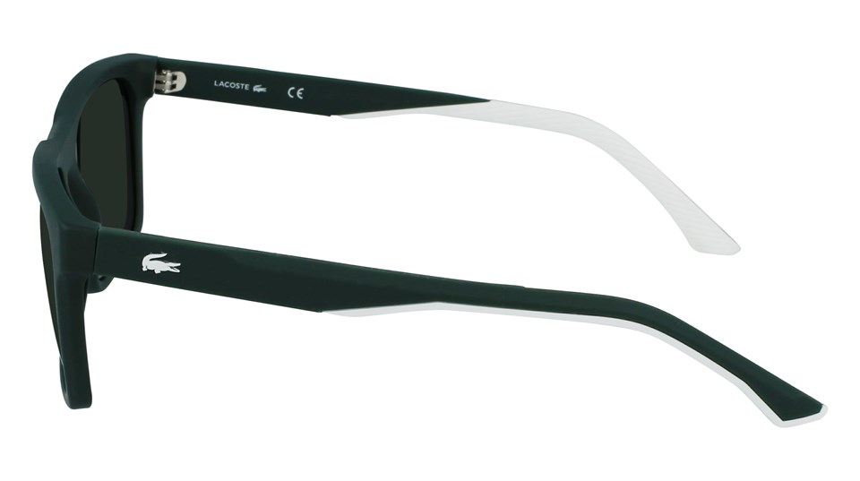 Lacoste L 957S 301 56 Erkek Dikdörtgen Yeşil Kemik Güneş Gözlüğü