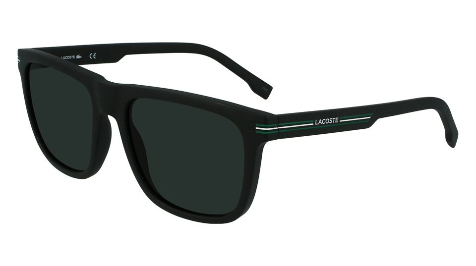 Lacoste L 959S 002 57 Erkek Dikdörtgen Siyah Kemik Güneş Gözlüğü