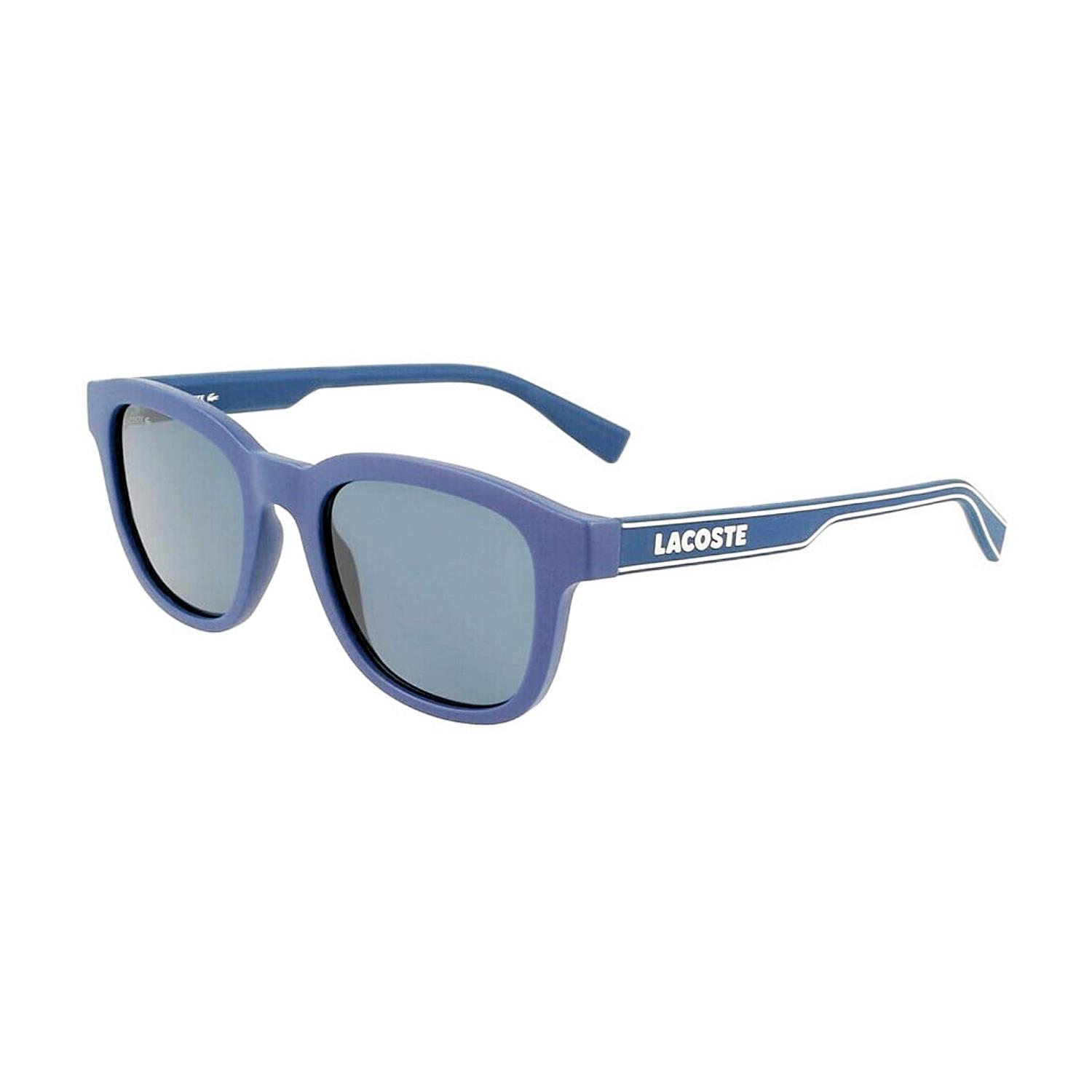 Lacoste L 966S 401 50 Unisex Mavi Dikdörtgen Güneş Gözlüğü