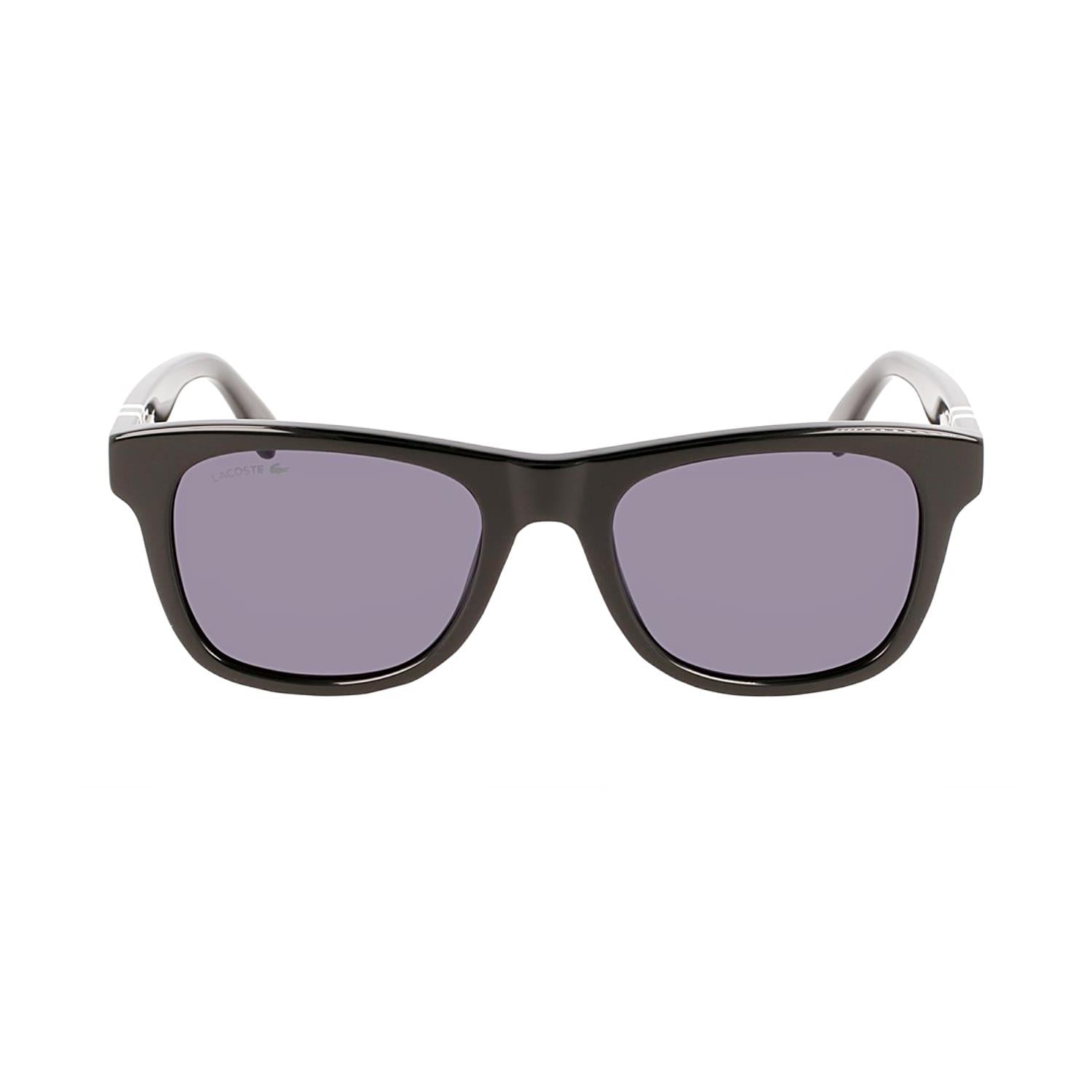 Lacoste L 978S 001 52 Unisex Dikdörtgen Siyah Kemik Güneş Gözlüğü