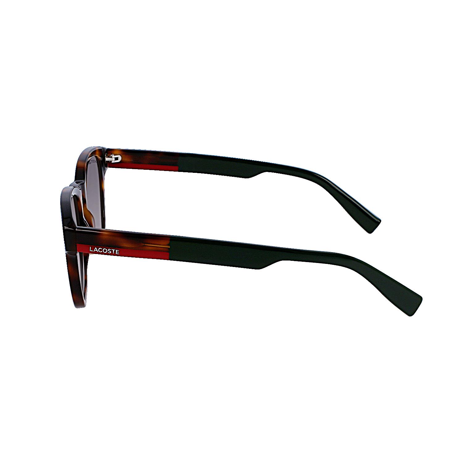 Lacoste L 986S 240 52 Erkek  Kare Kahverengi Kemik Güneş Gözlüğü