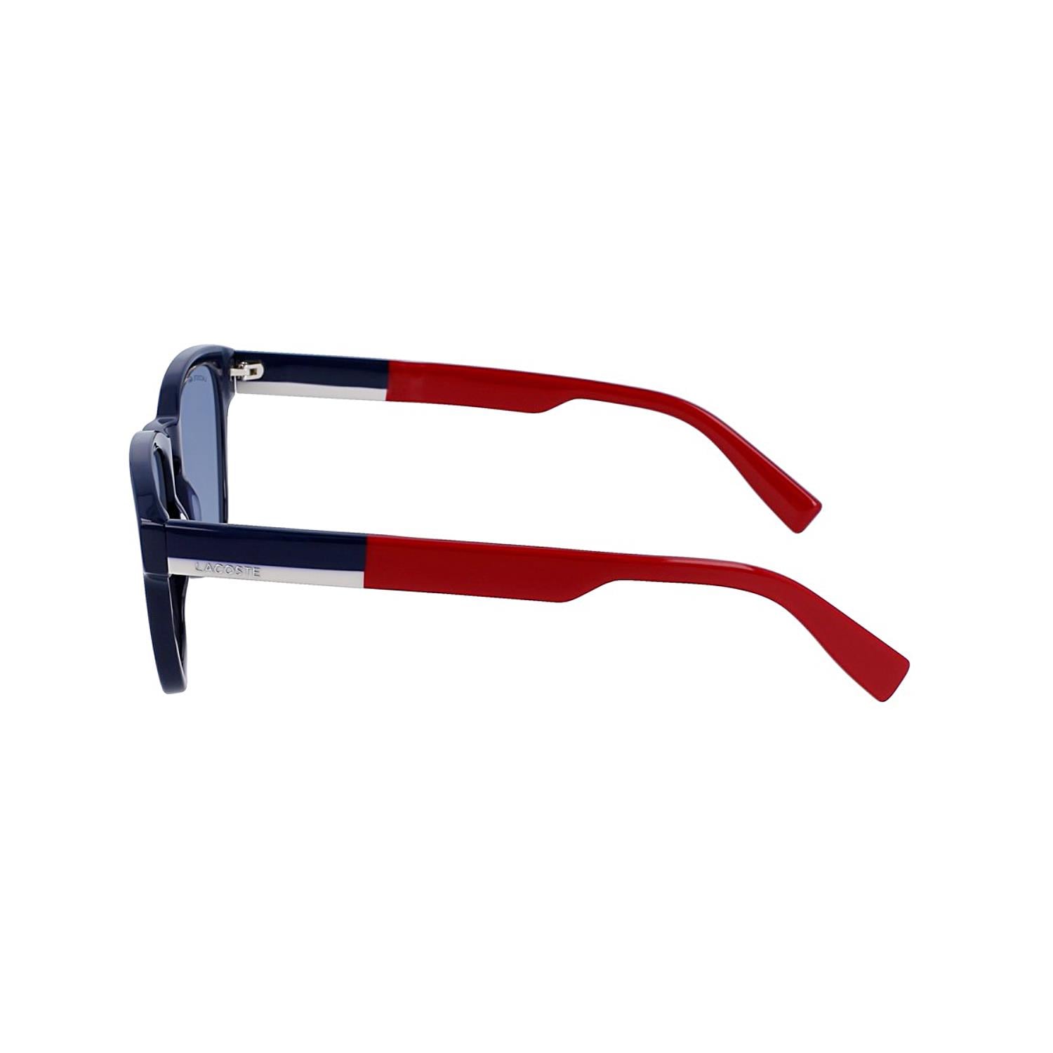 Lacoste L 986S 410 52 Erkek Kare Mavi Kemik Güneş Gözlüğü