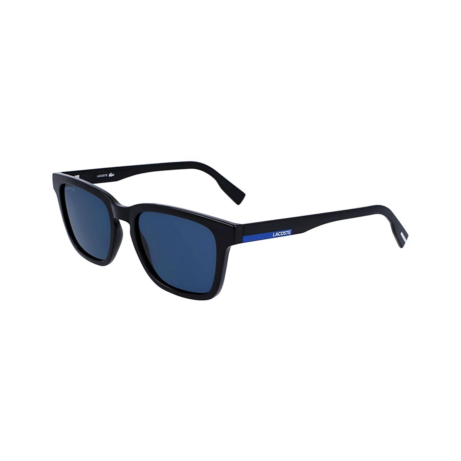 Lacoste L 987S 001 53 Erkek  Dikdörtgen Siyah Kemik Güneş Gözlüğü