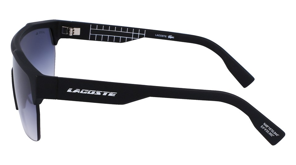 Lacoste L 989S 002 62 Erkek Blok Cam Siyah Kemik Güneş Gözlüğü
