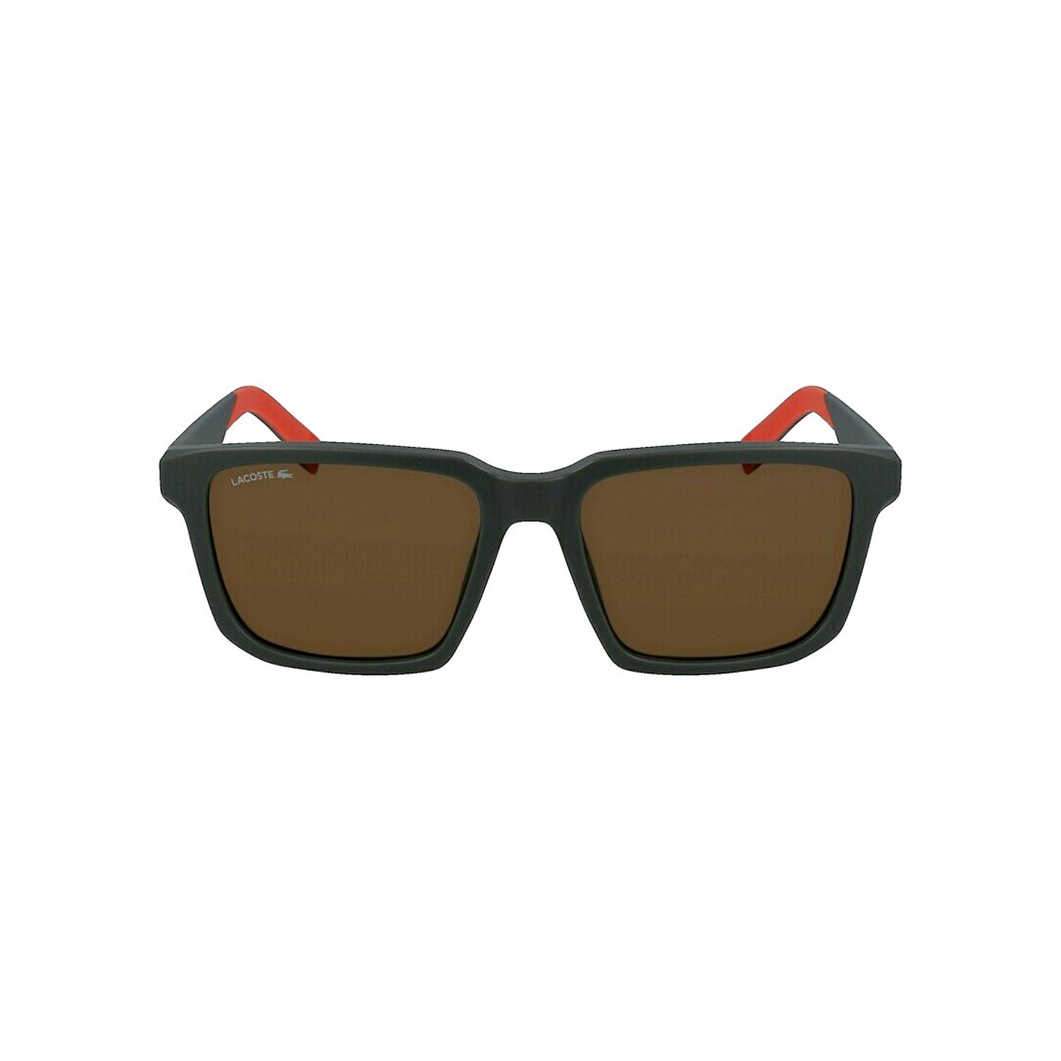 Lacoste L 999S 024 55 Unisex Dikdörtgen Füme Kemik Güneş Gözlüğü