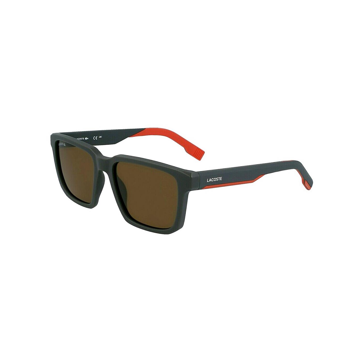 Lacoste L 999S 024 55 Unisex Dikdörtgen Füme Kemik Güneş Gözlüğü