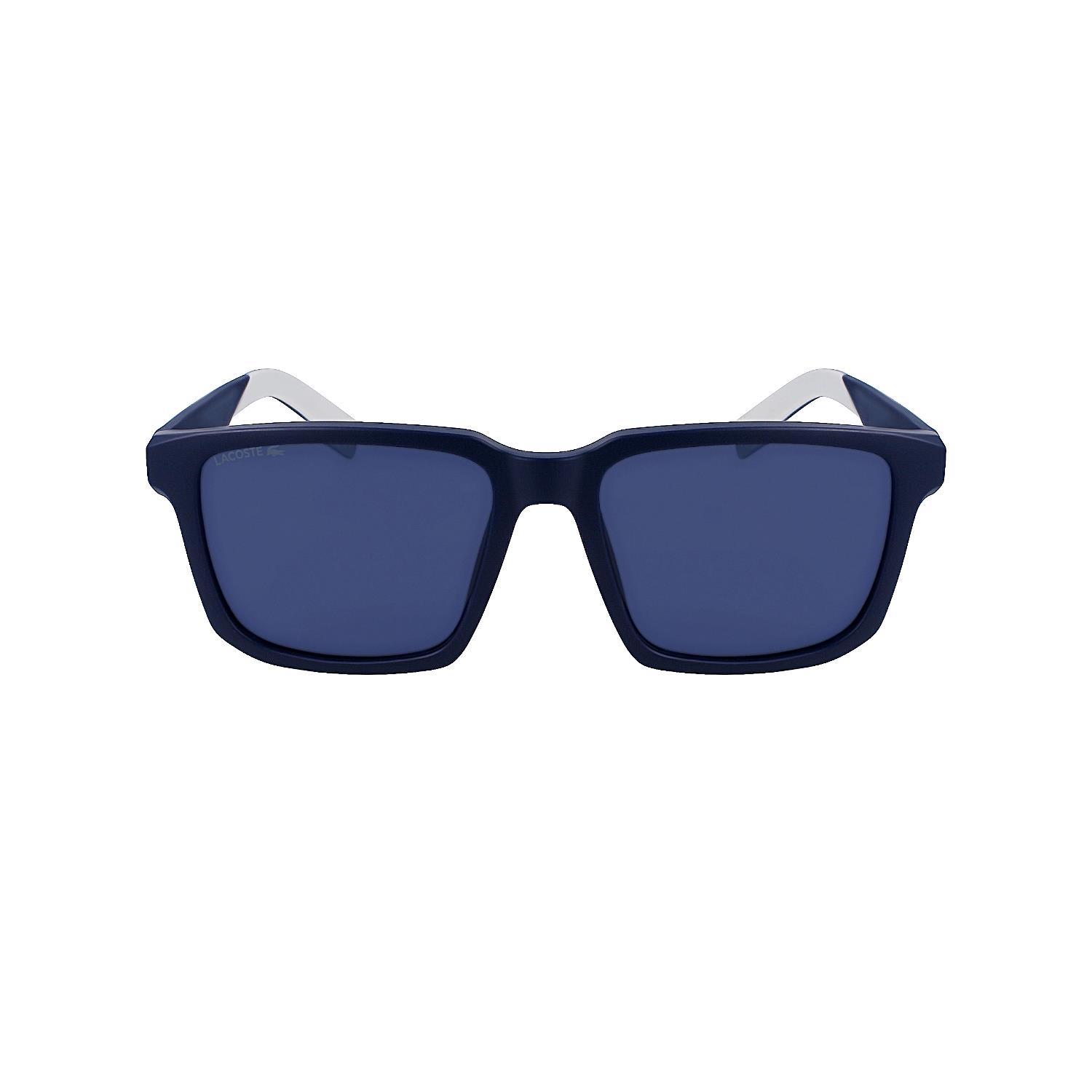 Lacoste L 999S 401 55 Unisex Dikdörtgen Mavi Kemik Güneş Gözlüğü