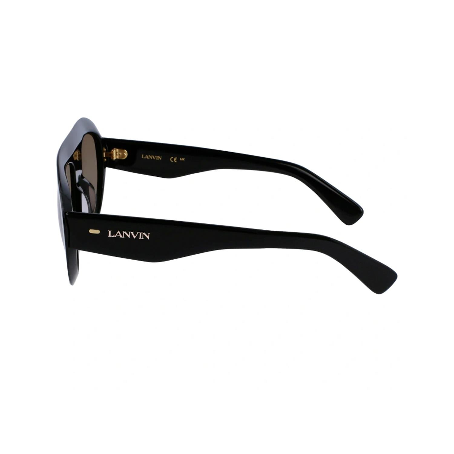 Lanvin LNV 666S 001 57 Unisex Damla Siyah Kemik Güneş Gözlüğü