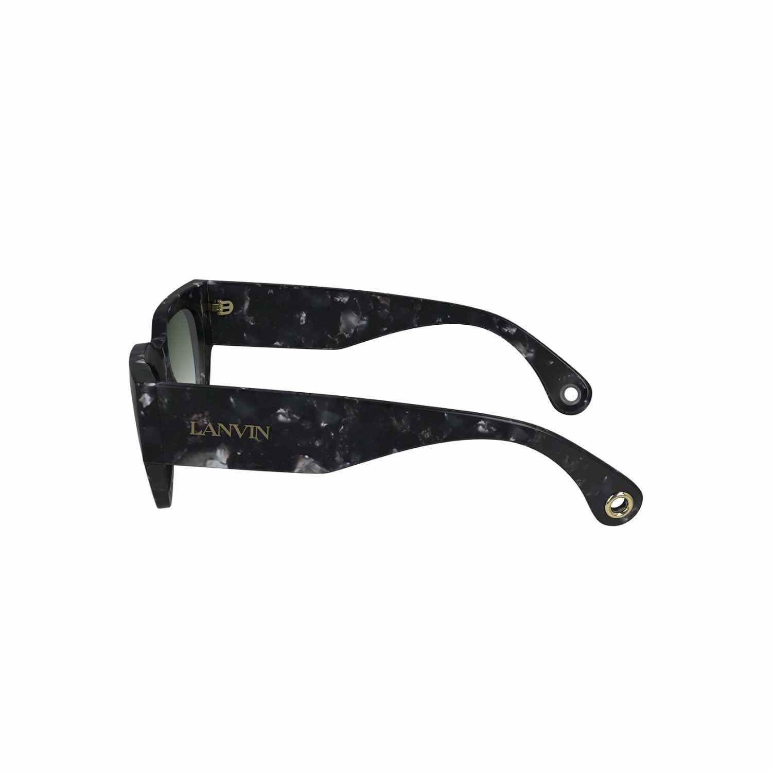 Lanvin Lnv 670s 009 51 Kadın Oval Füme Kemik Güneş Gözlüğü