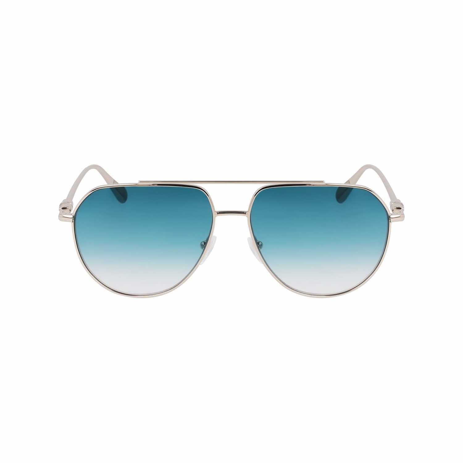 Longchamp Lo 174s 706 57 Erkek Pilot Gri Metal Güneş Gözlüğü