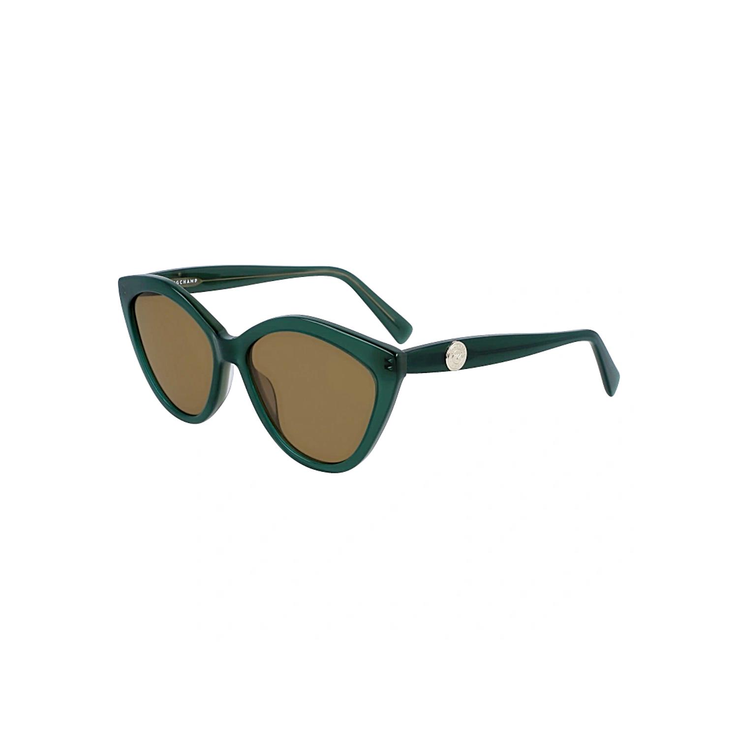 Longchamp LO 730S 303 56 Kadın Cat Eye Yeşil Kemik Güneş Gözlüğü