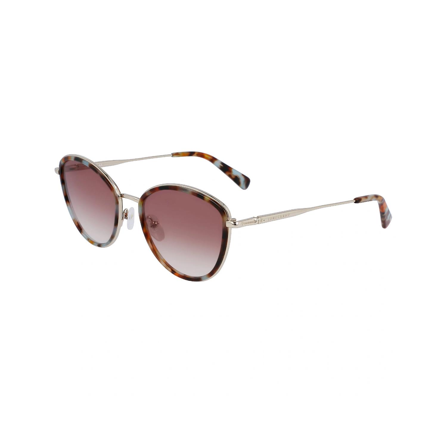 Longchamp LO170S 717 54 Kadın Cat Eye Kırçıllı Metal Güneş Gözlüğü