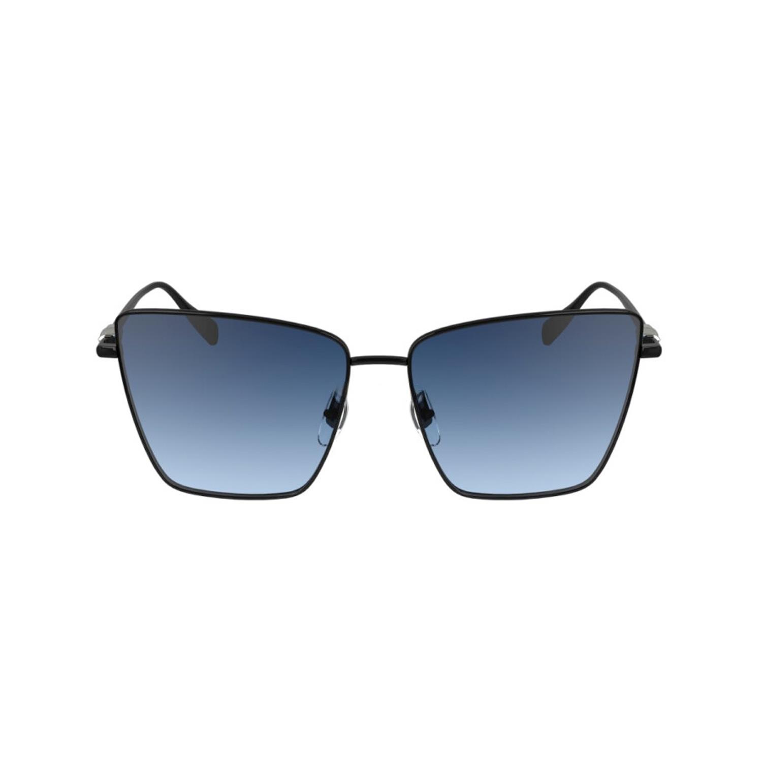 Longchamp LO172S 001 58 Kadın Siyah Metal Güneş Gözlüğü
