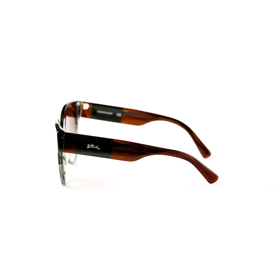 Longchamp LO 673S 235 53 Kadın Kahverengi Yuvarlak Güneş Gözlüğü