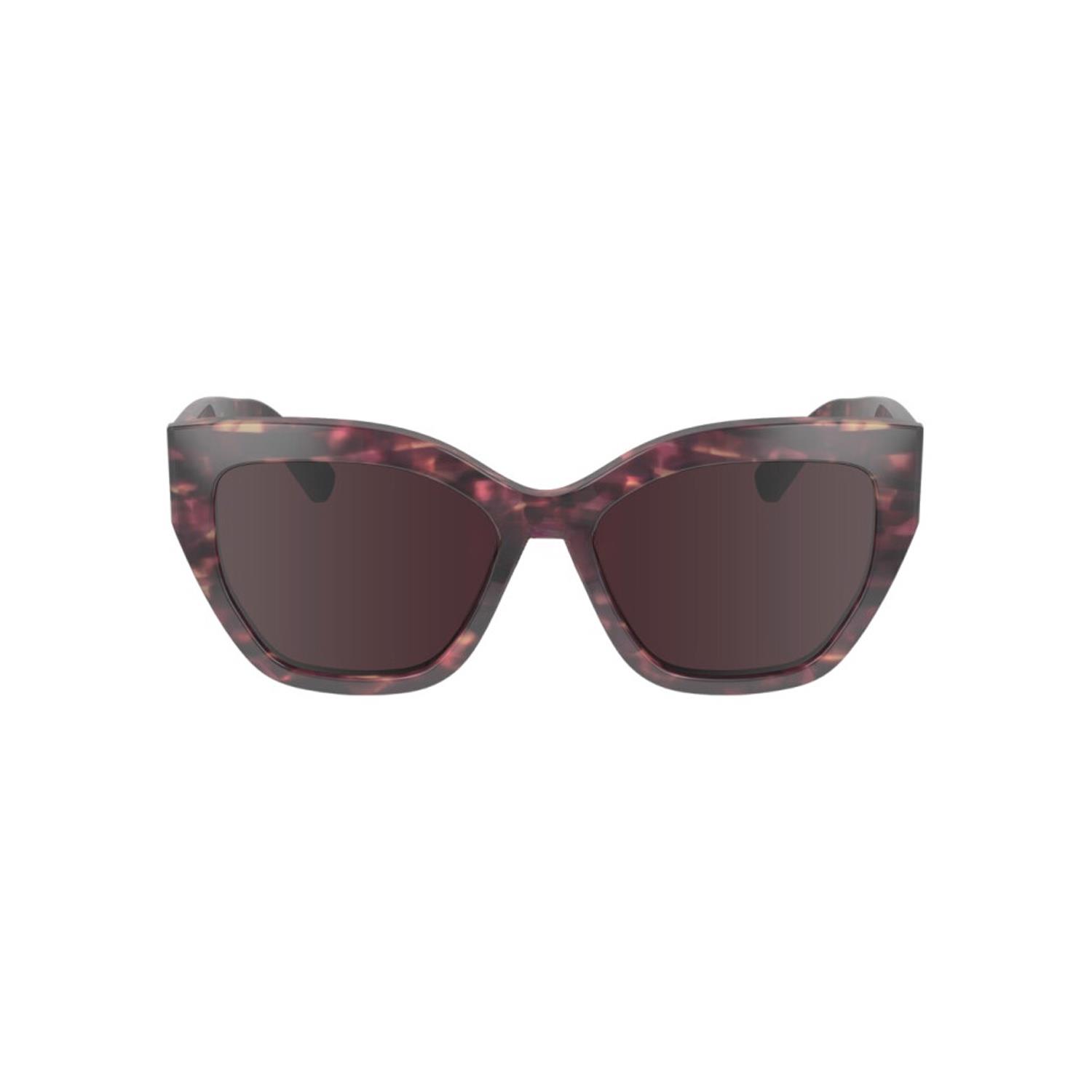 Longchamp LO741S 606 55 Kadın Cat Eye Kırçıllı Kemik Güneş Gözlüğü