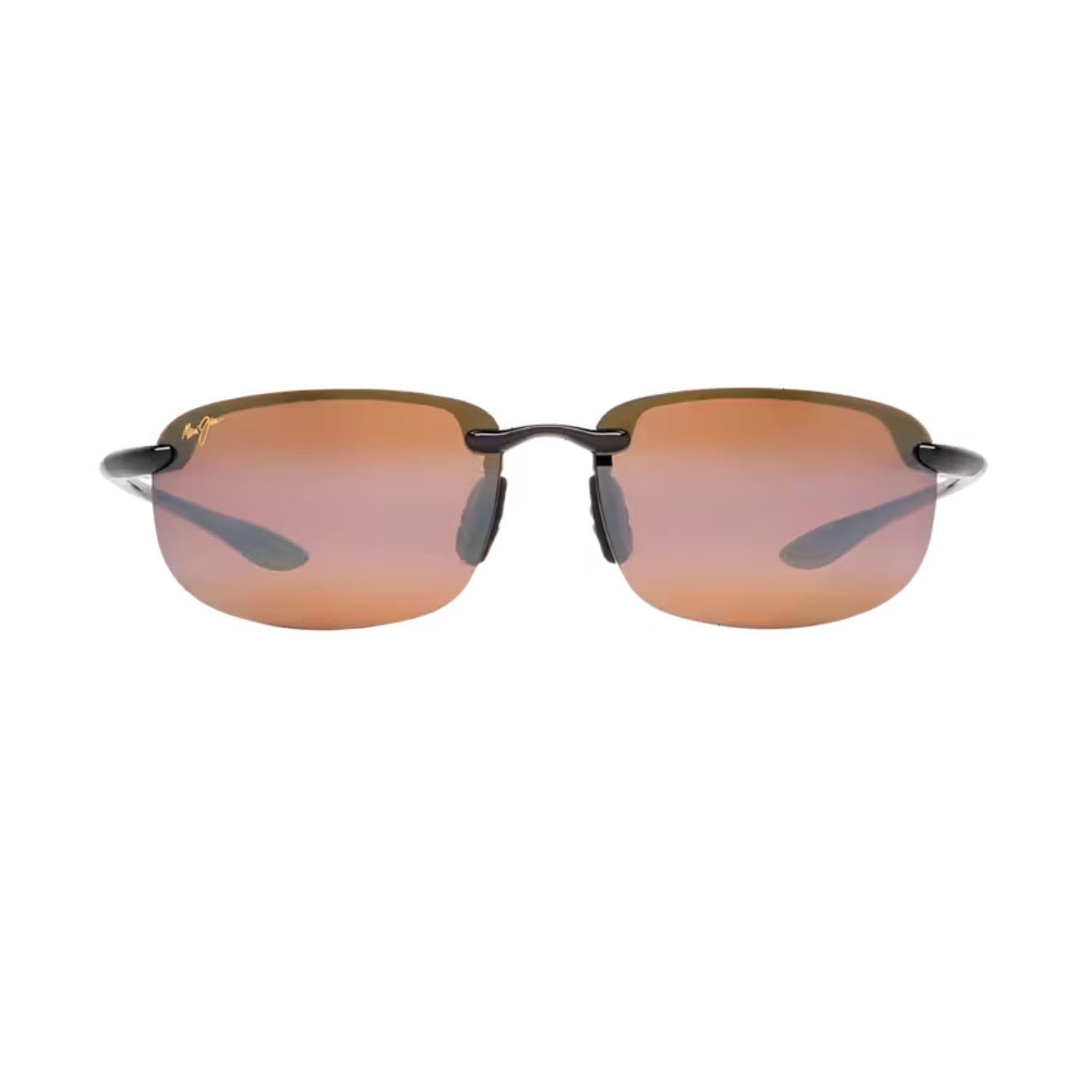 Maui Jim MJ 0407S 002 02 64 Polarize Erkek Oval Siyah Kemik Güneş Gözlüğü