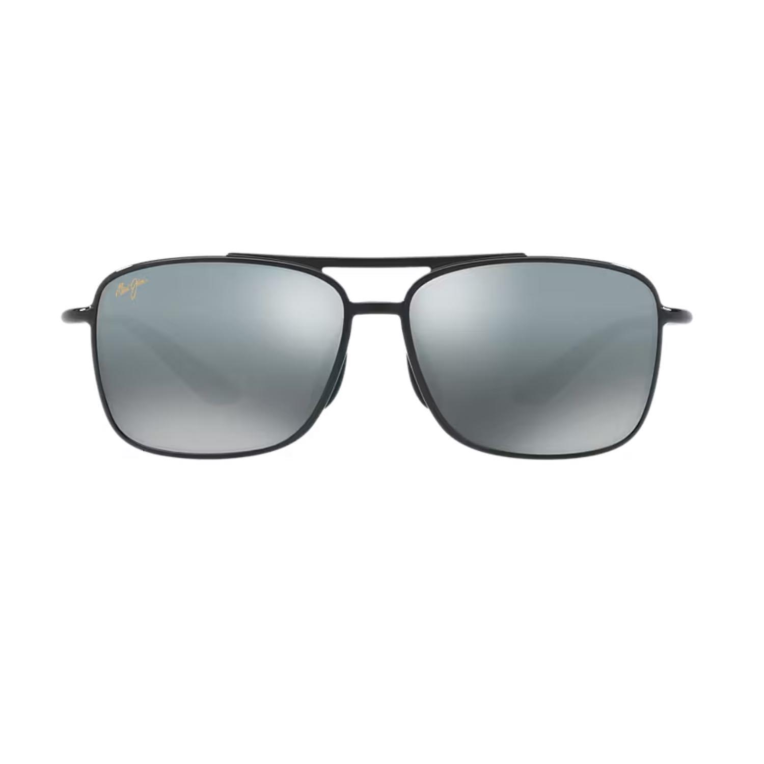 Maui Jim MJ 0437S 001 62 Aynalı Erkek Pilot Siyah Metal Güneş Gözlüğü