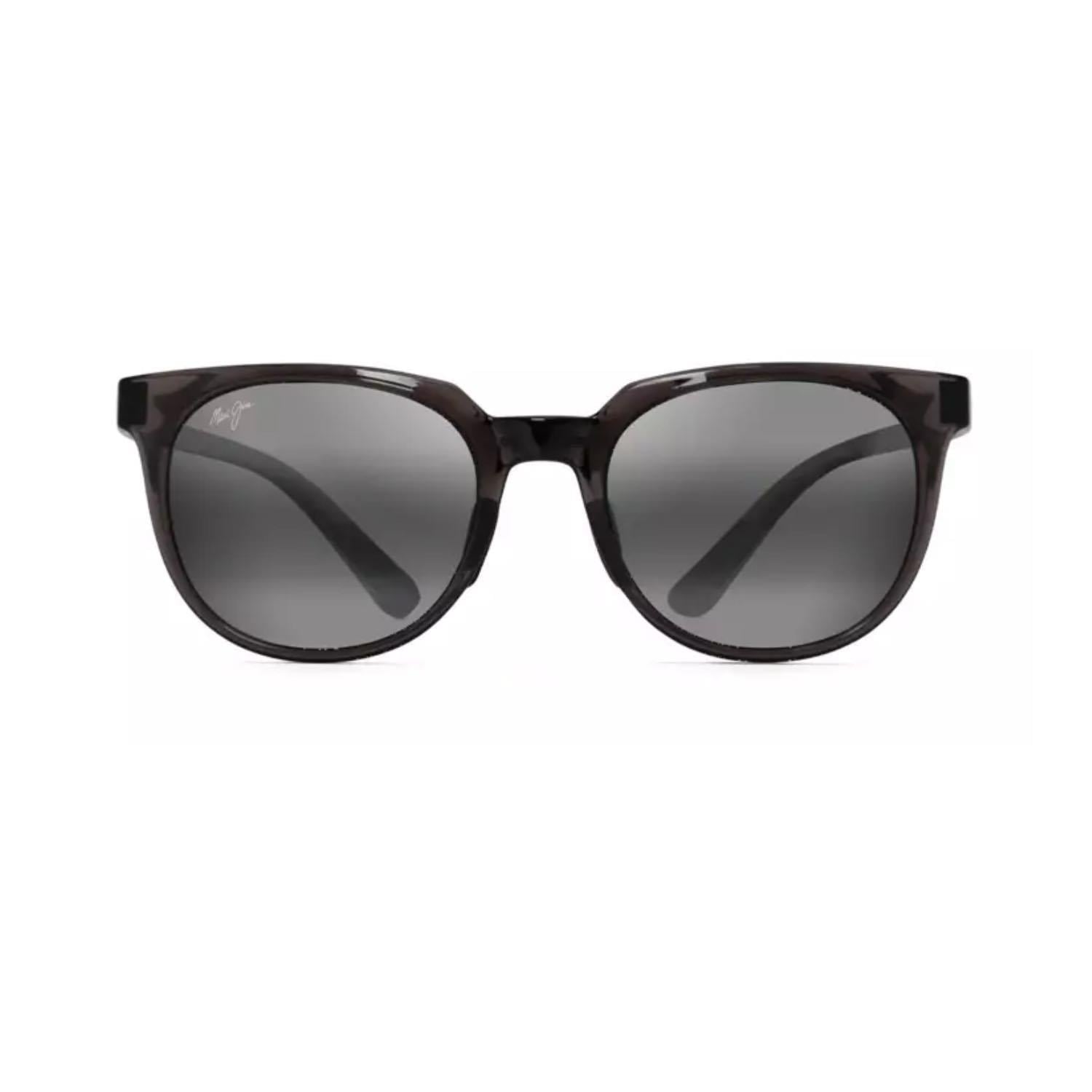 Maui Jim MJ 0454S 001 50 Aynalı Unisex Oval Füme Desenli Kemik Güneş Gözlüğü